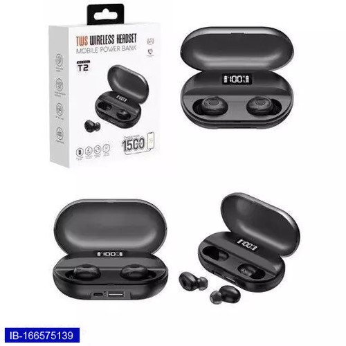 Airdopes T2 TWS W/B V5.1 with 1500mAh Po...