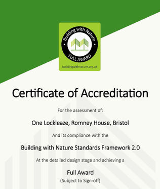 Building with Nature Award for One Lockleaze, Bristol