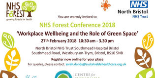 Sarah Jones-Morris speaker at the NHS Forest Conference