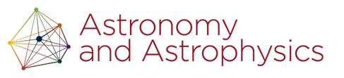 Astronomy & Astrophysics data map wordmark