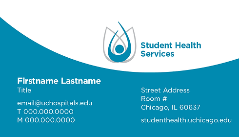 SHCS business card blue variation