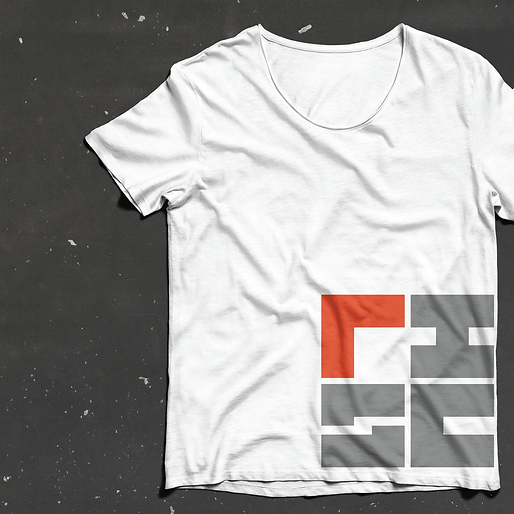 RISC logo T-shirt mockup