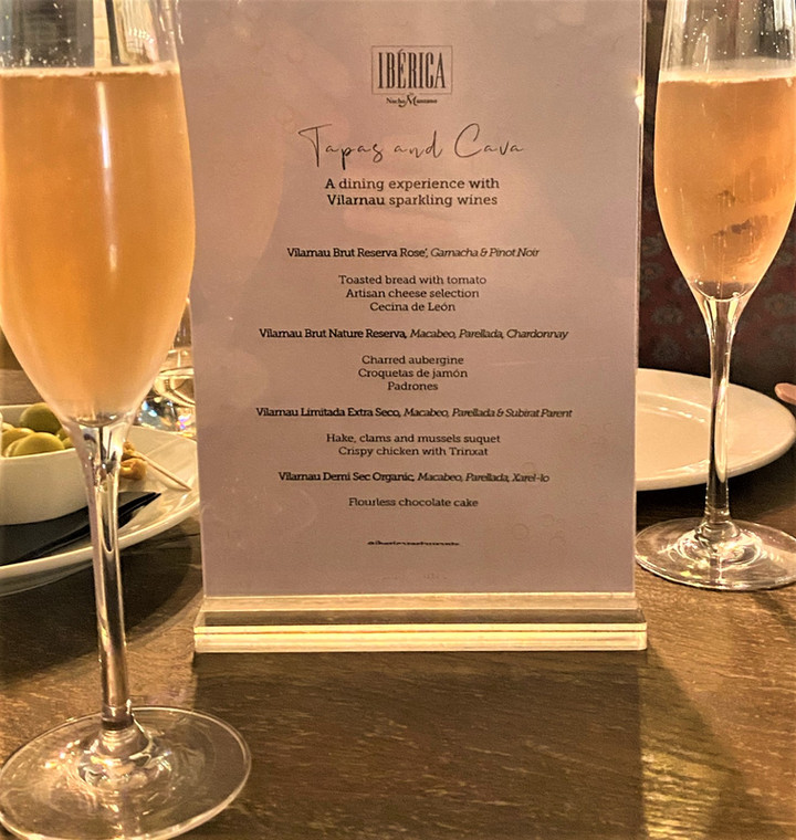 UK - LONDON - CANARY WHARF - IBÉRICA VILARNAU CAVA TASTING