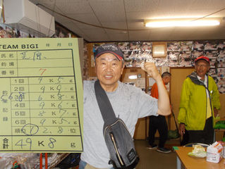 BIGI　芝原様　49.8kg釣り上げ！優勝おめでとうございます！