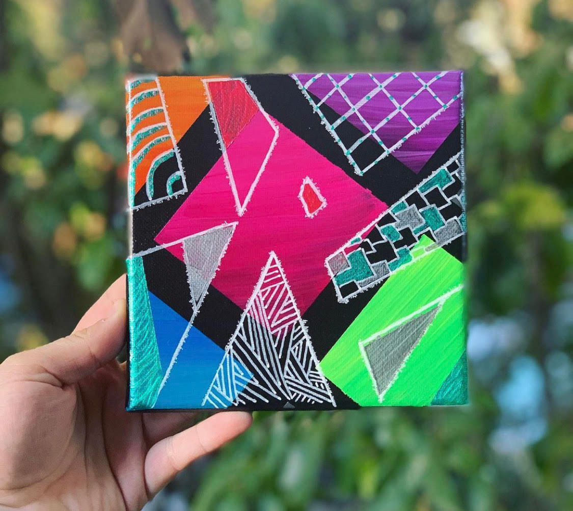 Space Travel Painting