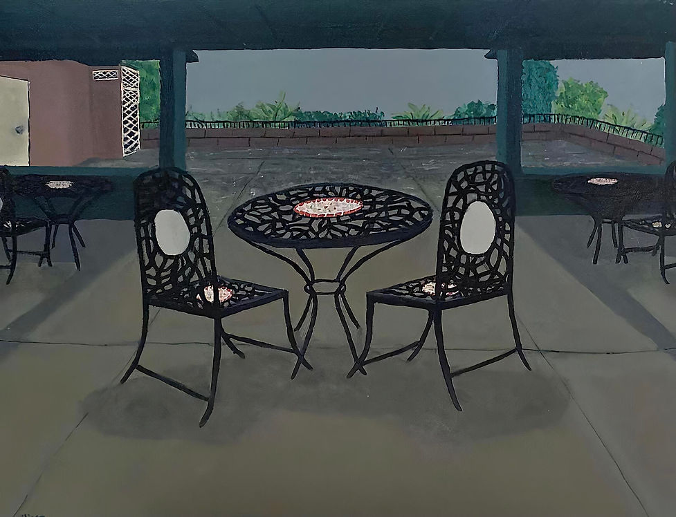 Rainy Cafe | Oil