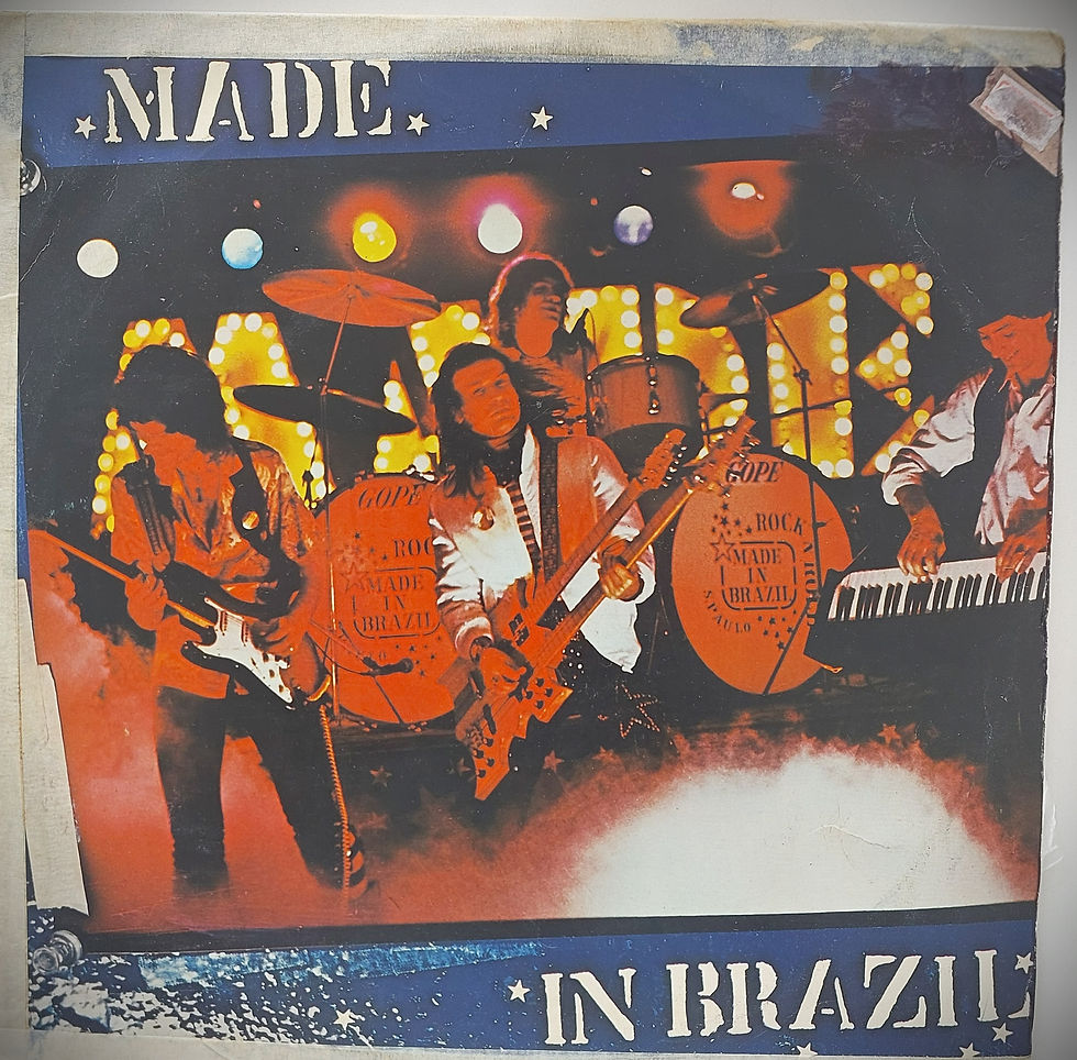– capa lp made in brazil minha vida é rock n roll vinil nacional