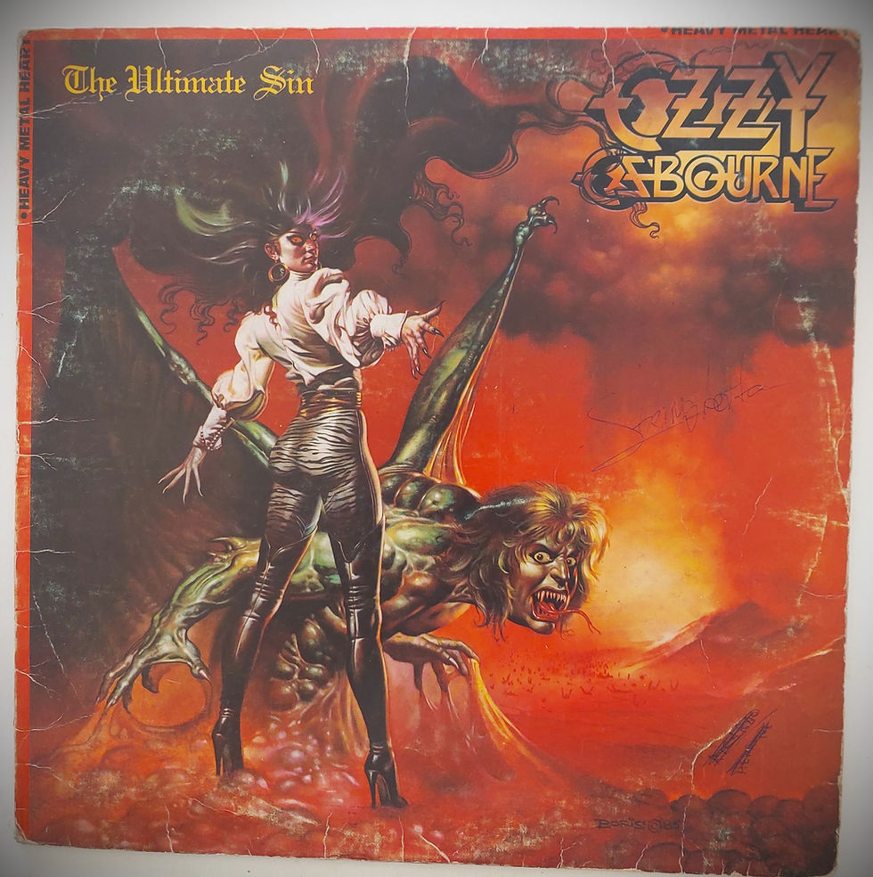 Ozzy Osbourne The Ultimate Sin LP vinil nacional