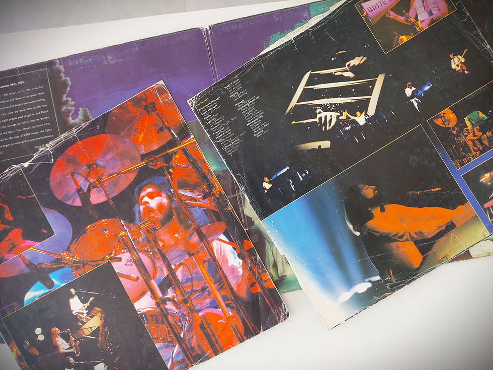 Miniatura: Encarte do LP duplo Supertramp Paris