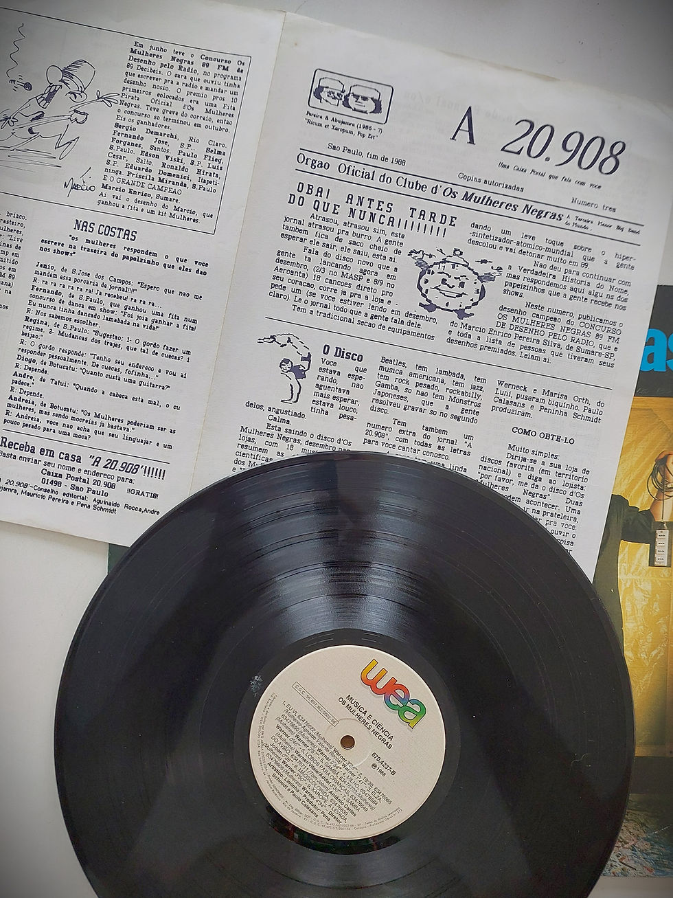 Miniatura: Os Mulheres Negras - Música e Ciência (Vinil Original 1988 - Com Encarte)