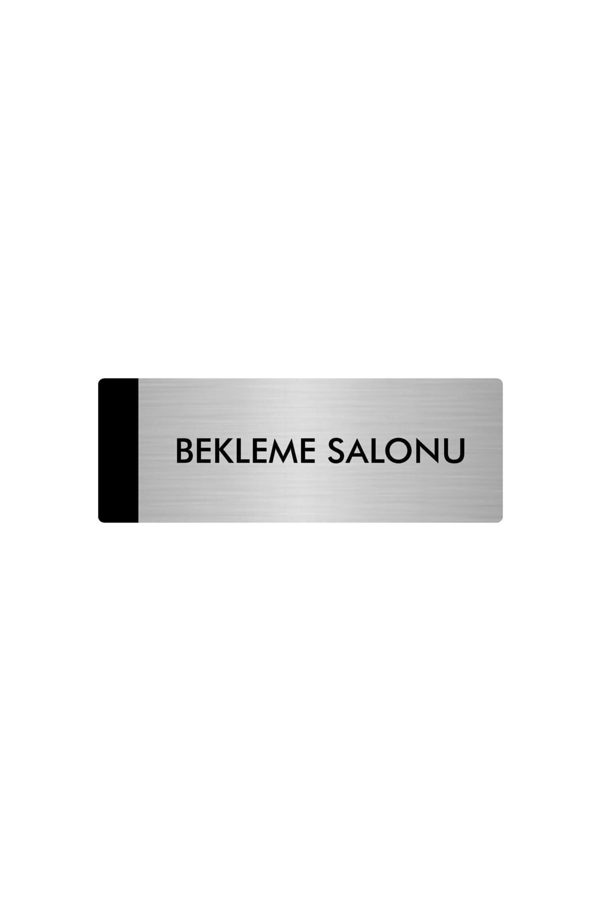 Metal Yönlendirme Levhası, Departman Kapı Isimliği Bekleme Salonu 5x20 Cm
