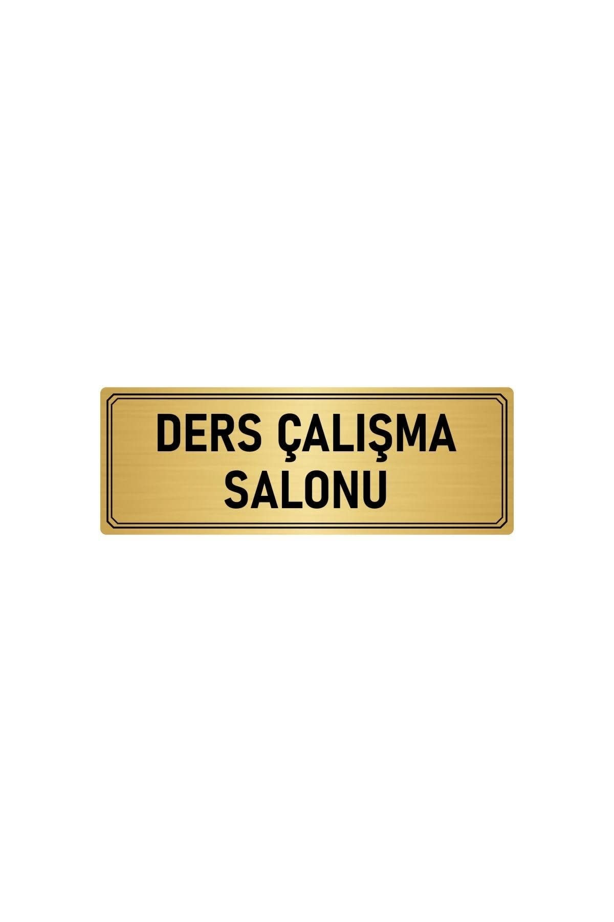 Metal Yönlendirme Levhası, Departman Kapı Isimliği Ders Çalışma S 5x20 Cm