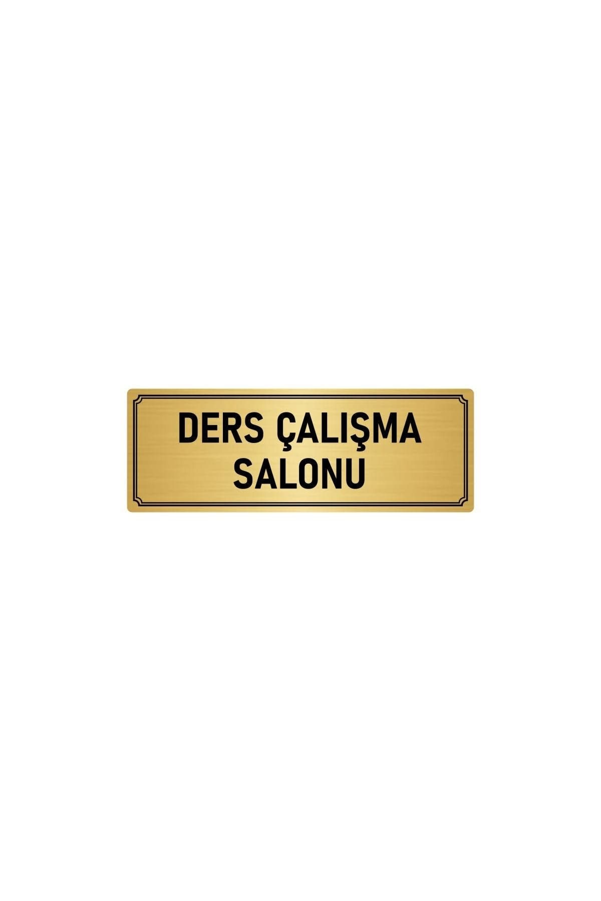 Metal Yönlendirme Levhası, Departman Kapı Isimliği Ders Çalışma S 7x20 Cm