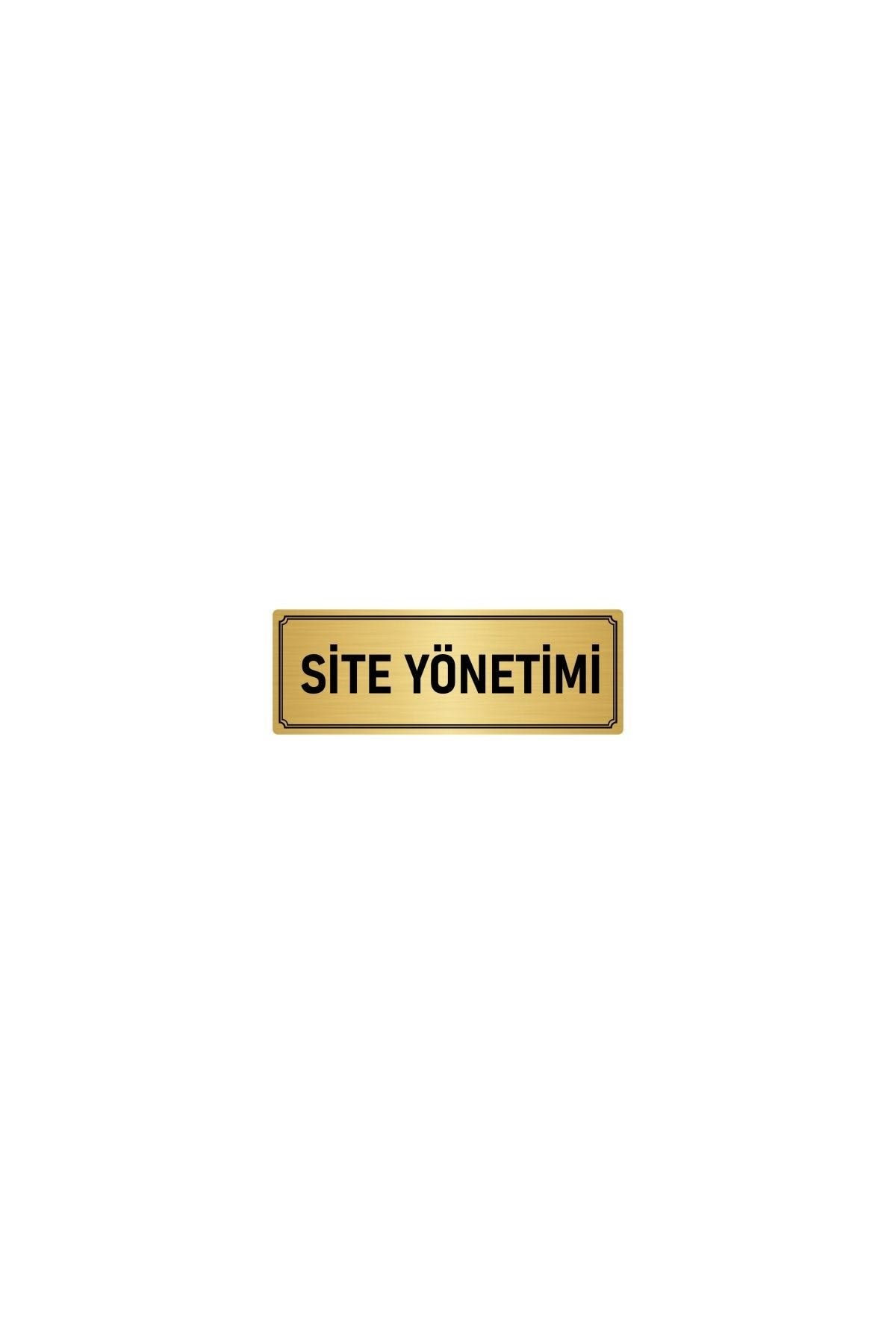 Metal Yönlendirme Levhası, Departman Kapı Isimliği Site Yönetimi 10x20 Cm