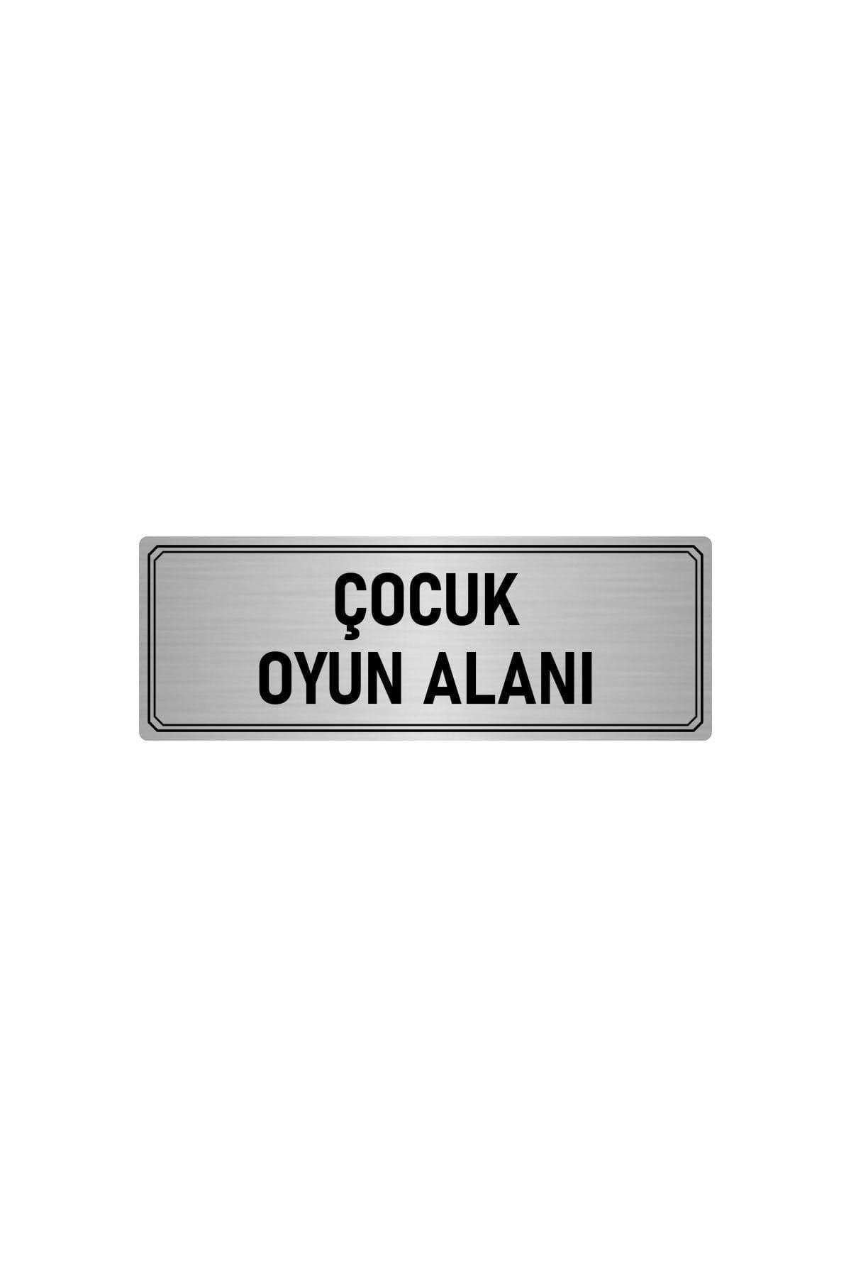 Metal Yönlendirme Levhası, Departman Kapı Isimliği Çocuk Oyun Alanı 5x20 Cm