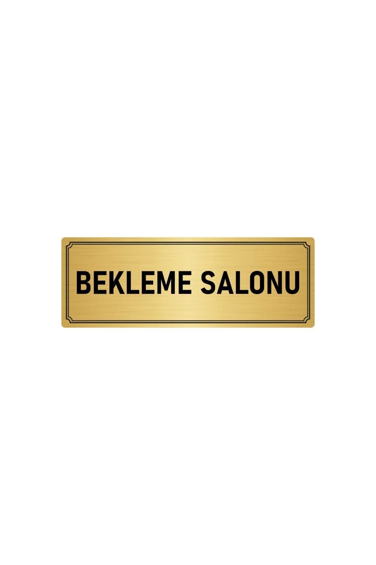 Metal Yönlendirme Levhası, Departman Kapı Isimliği Bekleme Salonu 10x20 Cm
