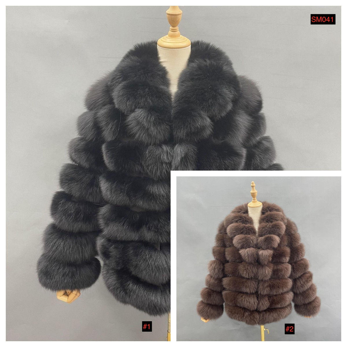 SM041 fox coat