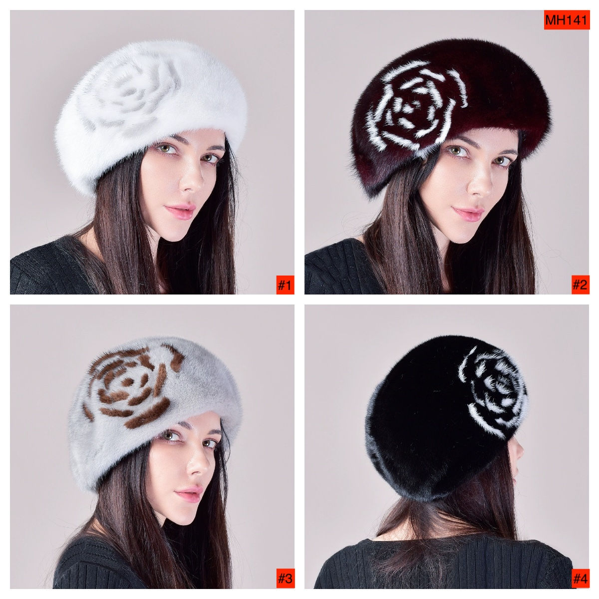 MH141 mink hat