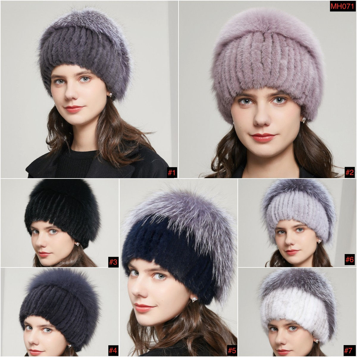 MH071 Mink hat