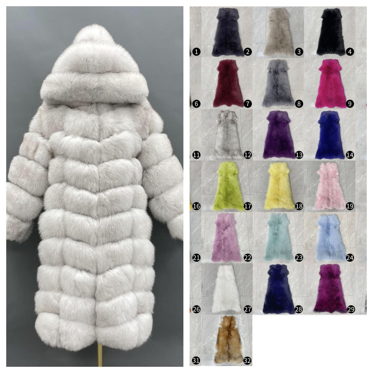 SM039 fox coat