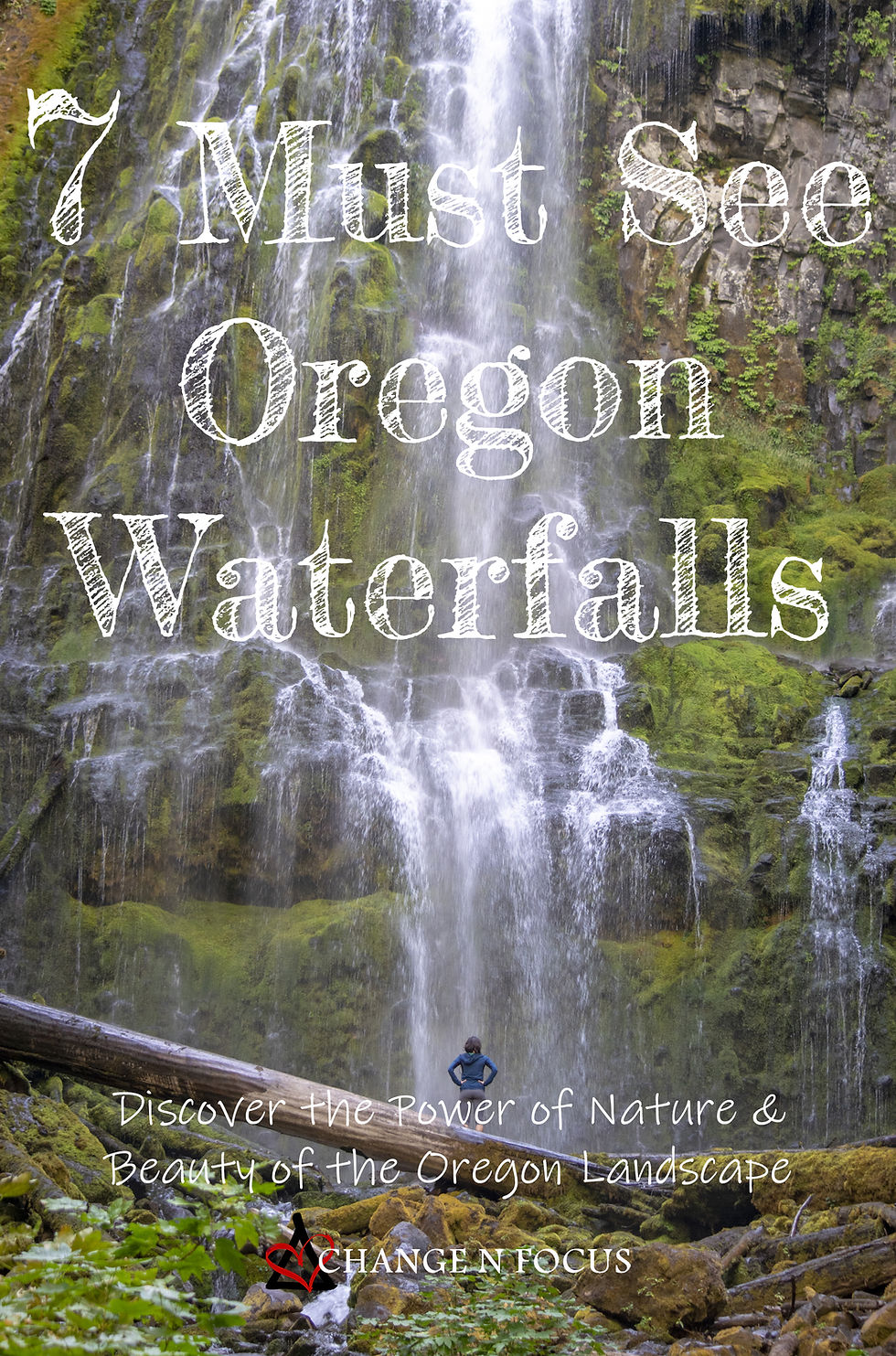 Oregon Waterfalls Pin
