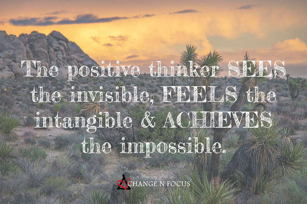 positive thinking quote landscape photography
