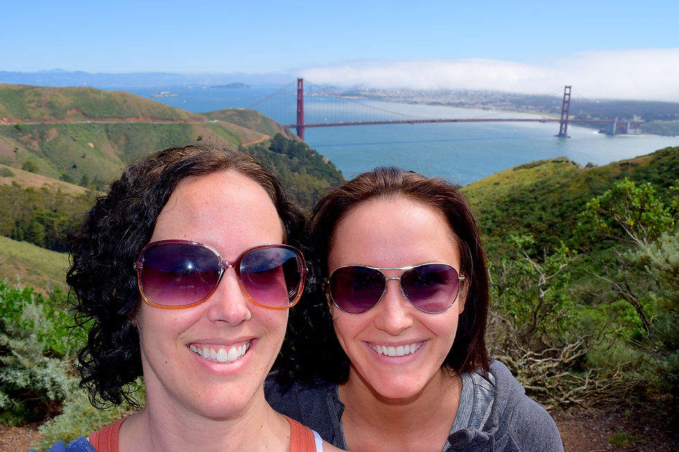 Selfie with Golden Gate Bridge