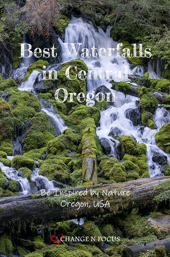 Best Waterfalls Central Oregon pin