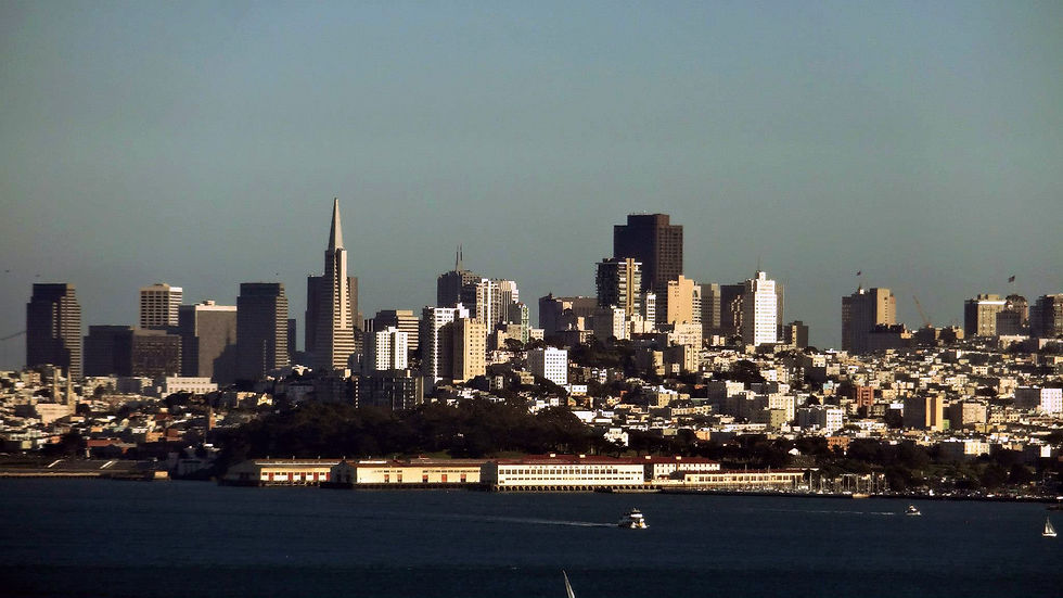 San Francisco Skyline from Moore Road Pier
