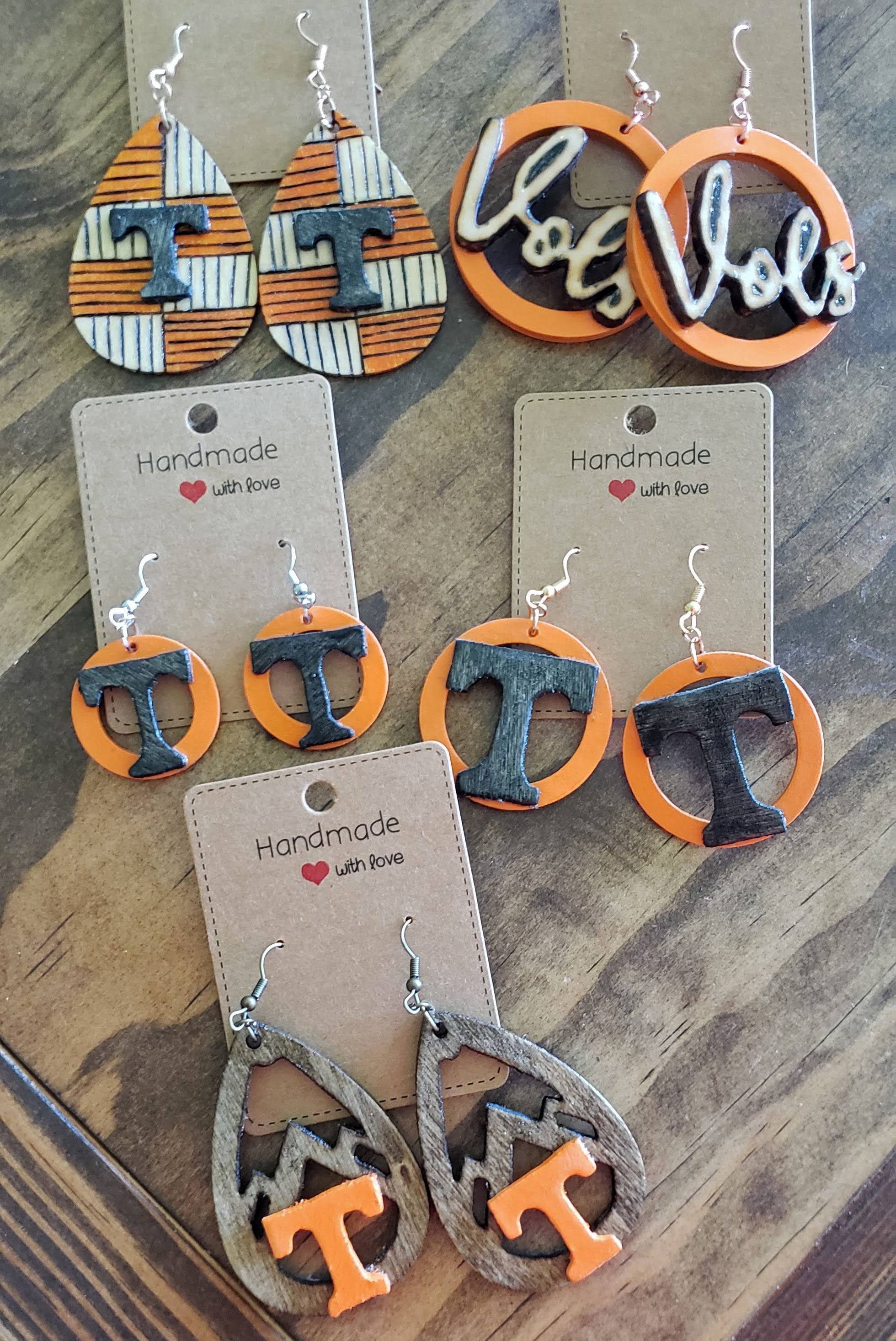 Tennessee Volunteer Earrings