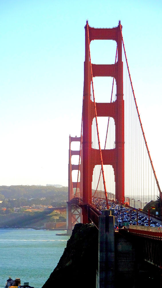 Golden Gate Bridge from northeast parking lot