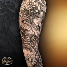 denis sasuke naruto sleeve mockup