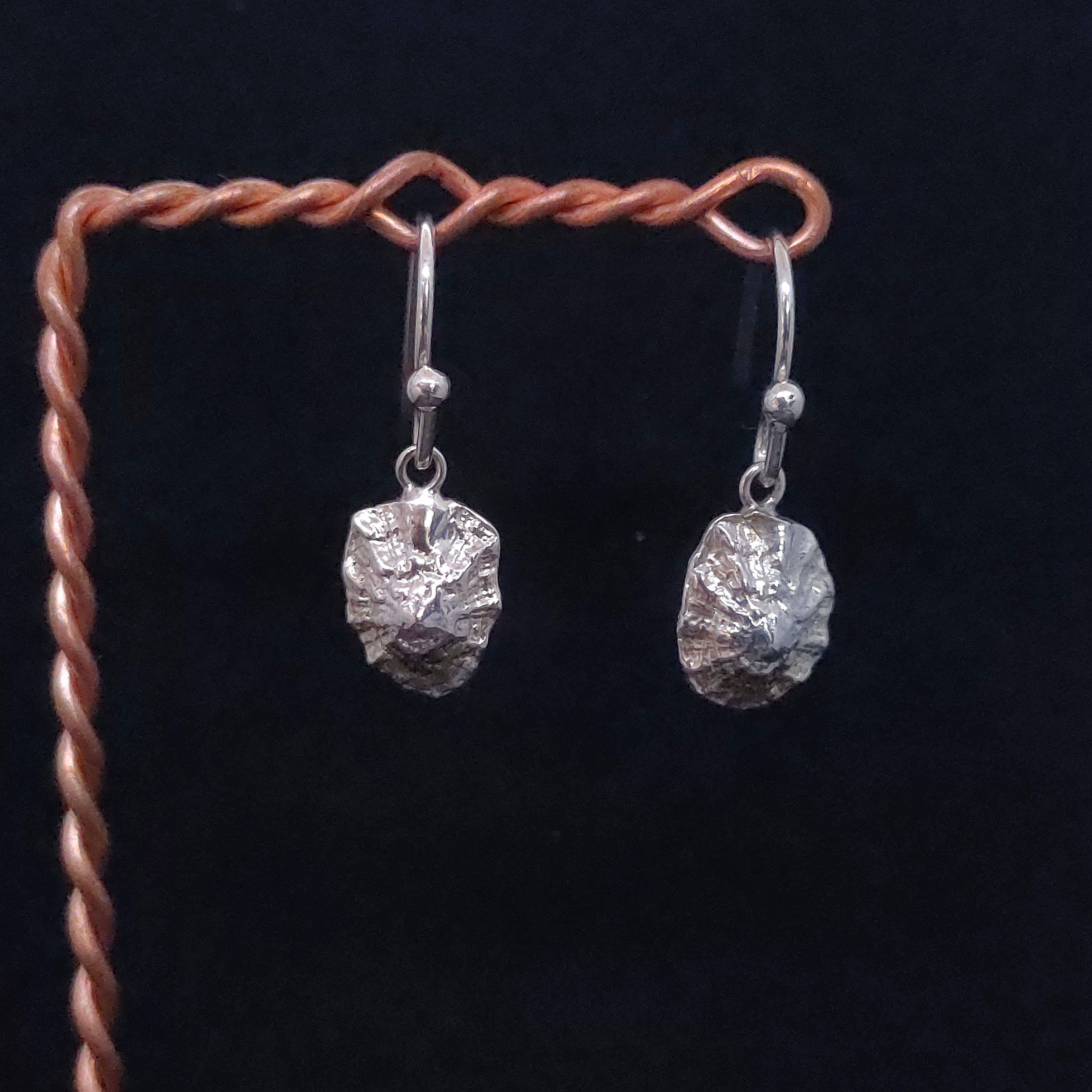 Boucles d'oreilles pendantes Bernique Argent 925