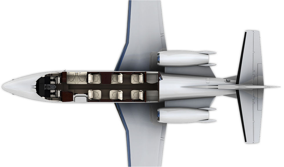 Cessna Citation XLS+ Layout