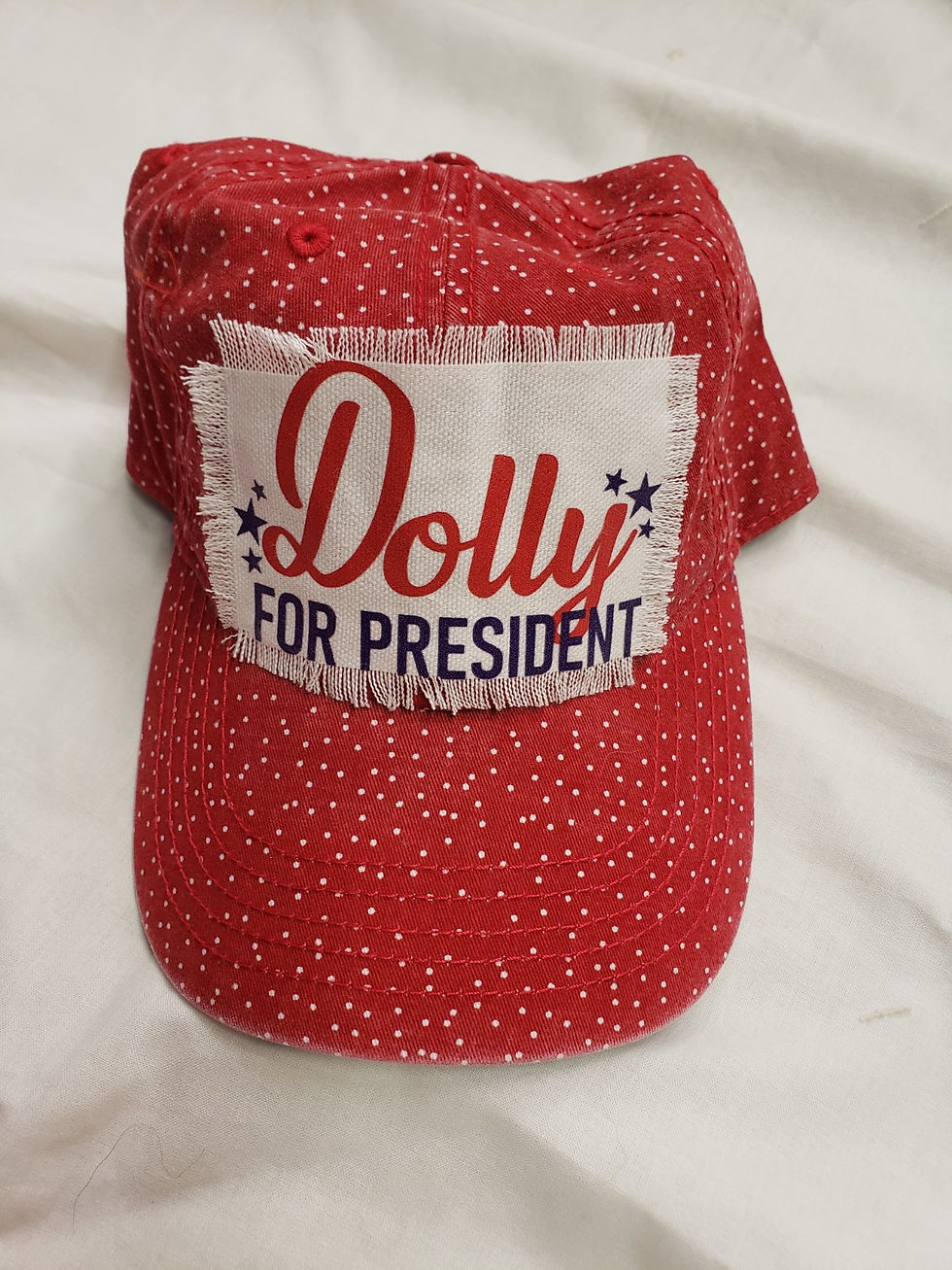 Thumbnail: Red dotted Hat