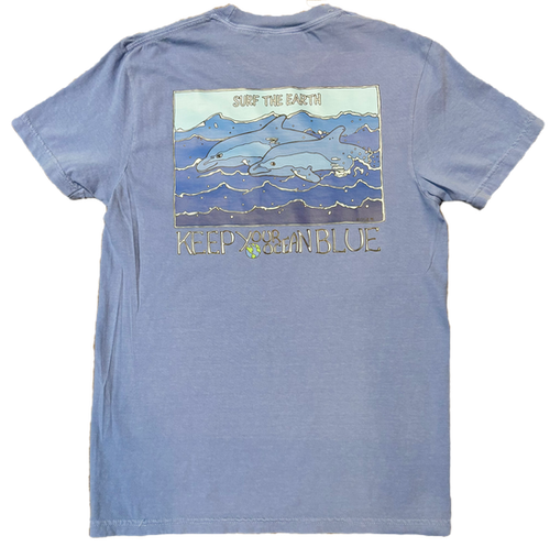 Dolphin T-Shirt - Blue | Surf The Earth