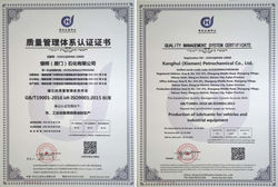 ISO9001 Certificates