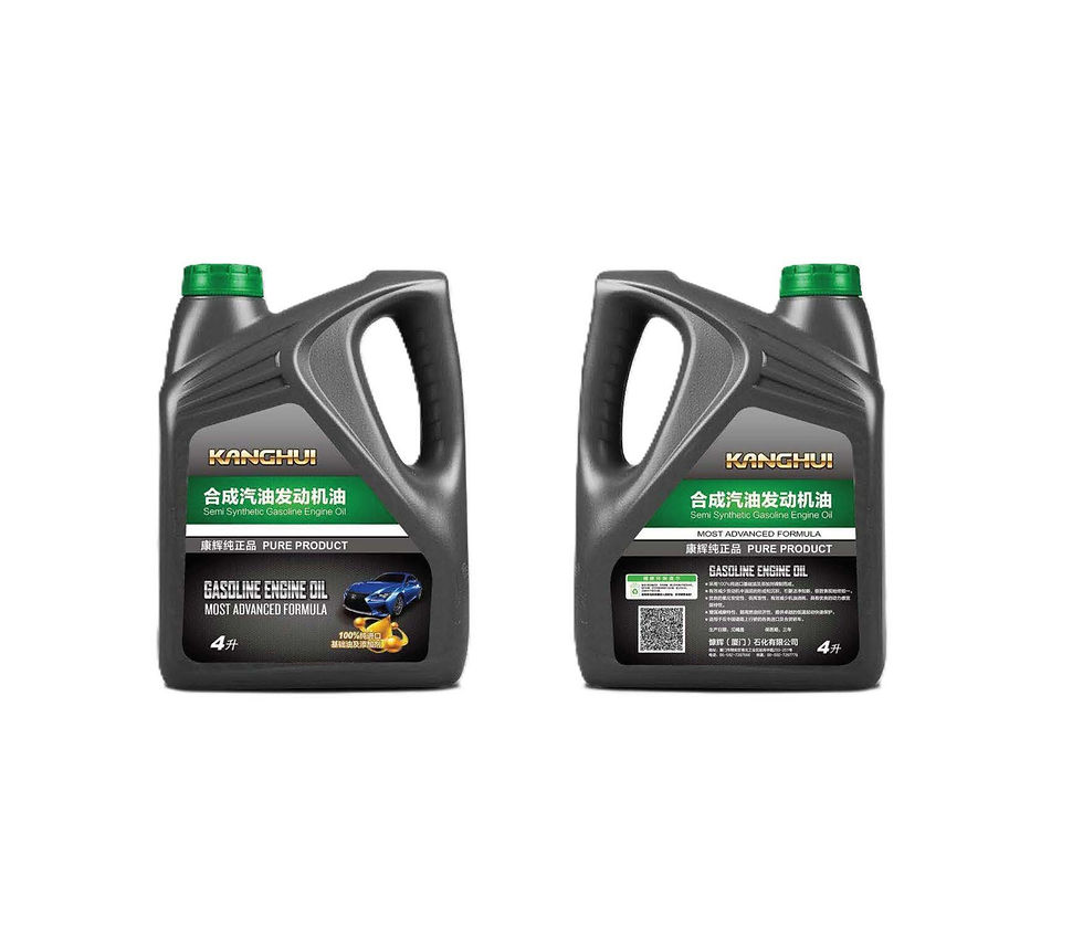 Semi synthetic gasoline engine oil