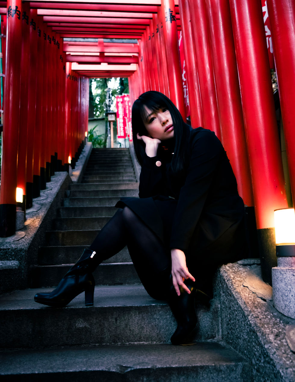 Hie shrine fashion editorial