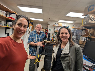 At MBARI discussing the future of sensing technology_with Gene Massion and Amy West .jpg