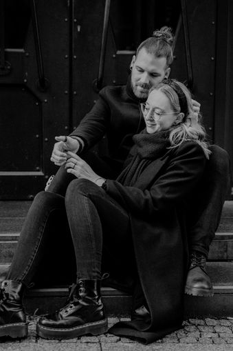 Fotoshooting Pärchen in Leipzigs Innenstadt