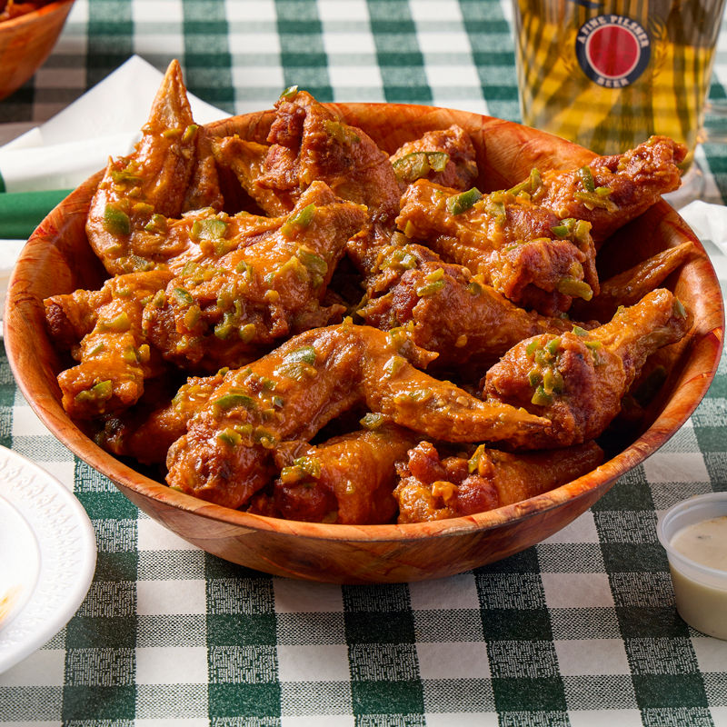 Estilo búfalo con jalapeños