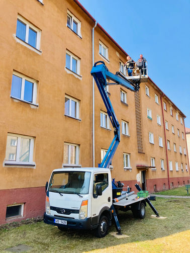 Výměna svodu v Třinci