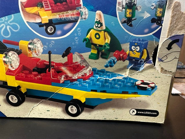 Thumbnail: LEGO 3815 SpongeBob (Used, Complete) - Barnacle Boy & Patrick Superhero