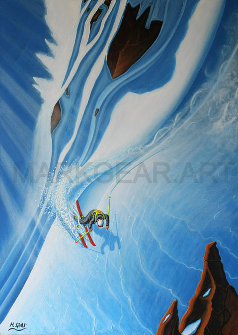 Ski Painting: Gravitas