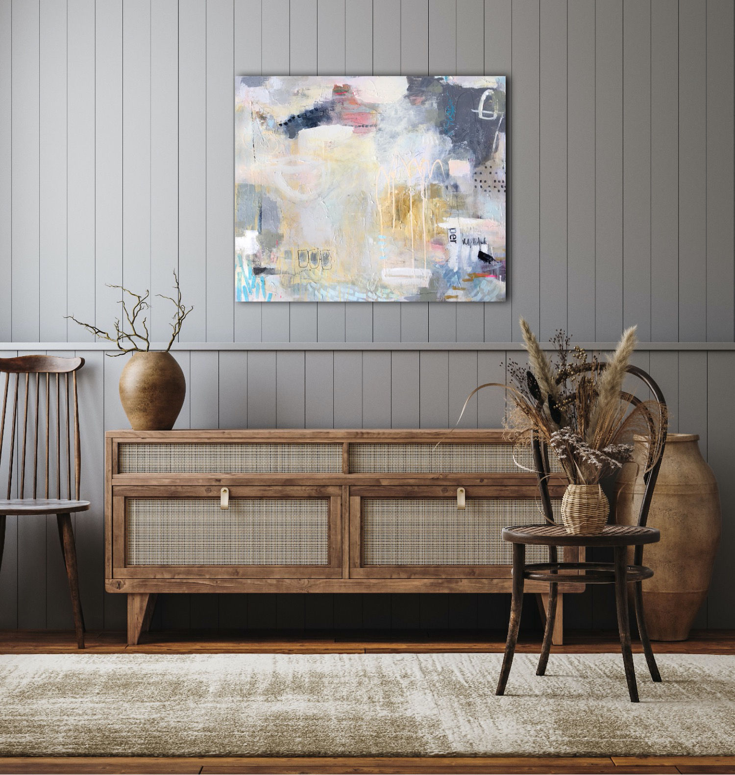 Go With The Flow - 91.5cm x 76.2cm