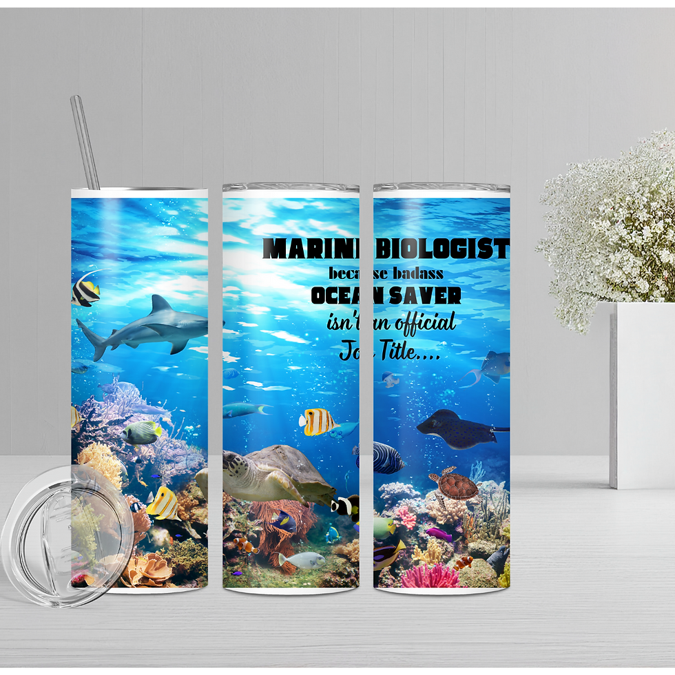 Marine Biologist Life Saver Tumbler