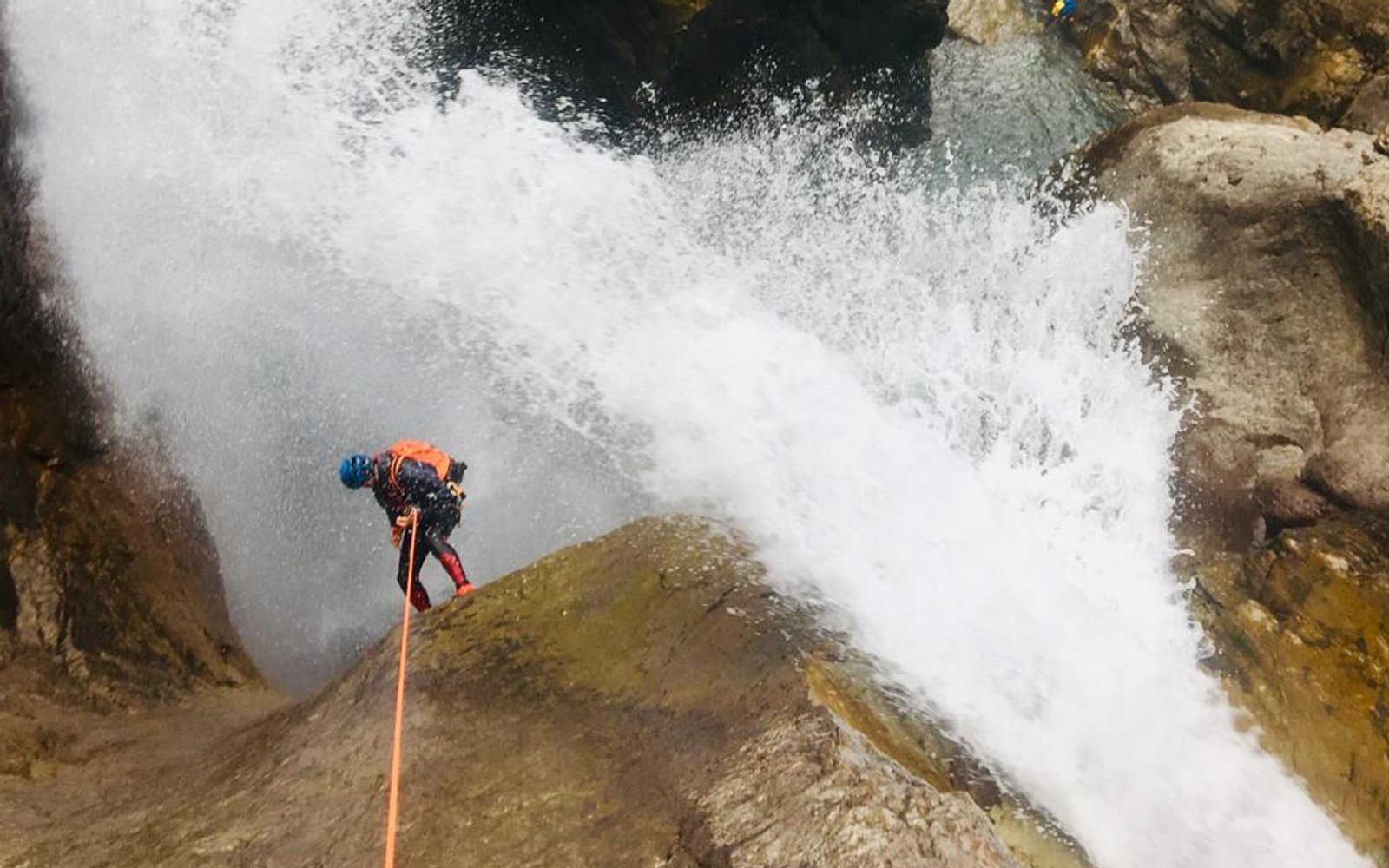 Canyoning sportif à La Ferné