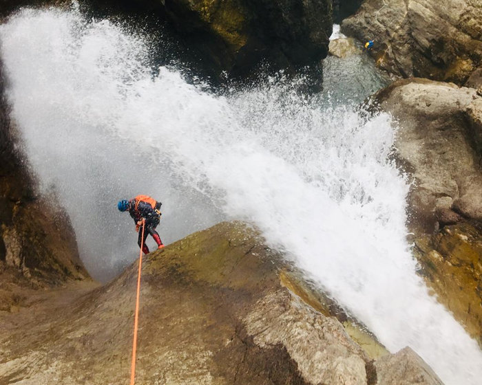 Canyoning sportif à La Ferné