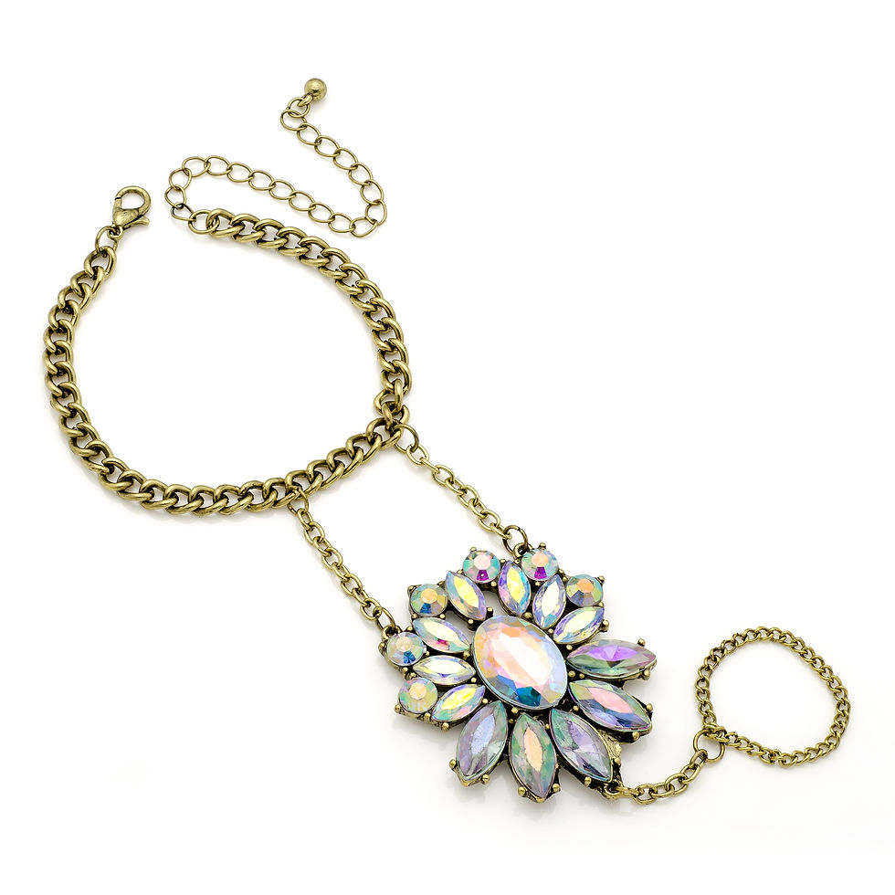 Flora Burnished Gold Effect Bracelet